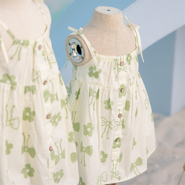 Váy 2 dây 2111 hoa op kids