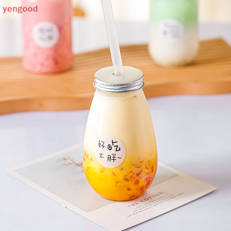 Cốc Uống Nước Bằng Nhựa Trong Suốt Kèm Ống Hút Tiện Lợi