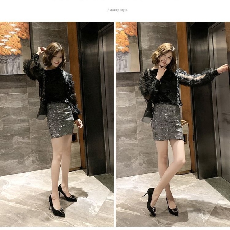 Giày Cao Gót 5-7 - 9cm Mũi Nhọn Xinh Xắn Dành Cho Nữ