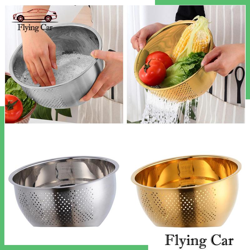 Rổ Vo Gạo / Rửa Rau Củ Quả 2 Ngăn Tiện Dụng Cho Nhà Bếp
