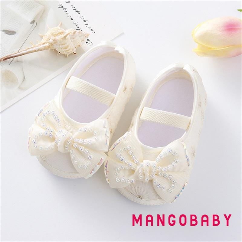 Giày Búp Bê Phối Nơ Xinh Xắn Dành Cho Bé Gái