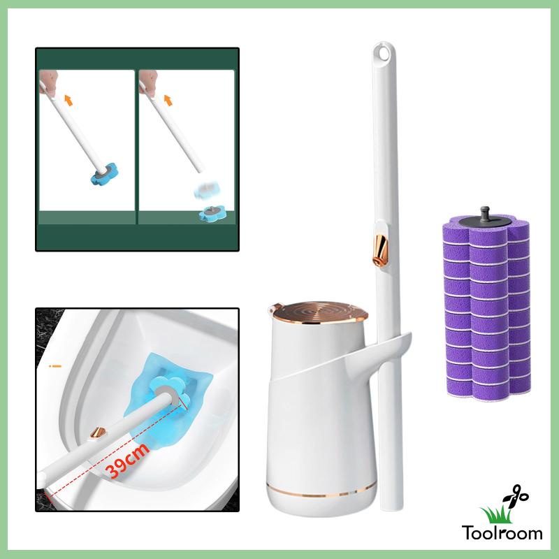 Set 10 Cọ Chà Bồn Cầu Dùng Một Lần Màu Xanh Dương