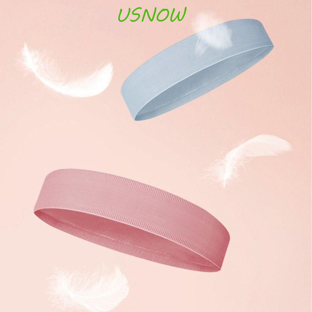 Băng Đô Co Giãn Thấm Hút Mồ Hôi Màu Trơn Thời Trang Mùa Hè