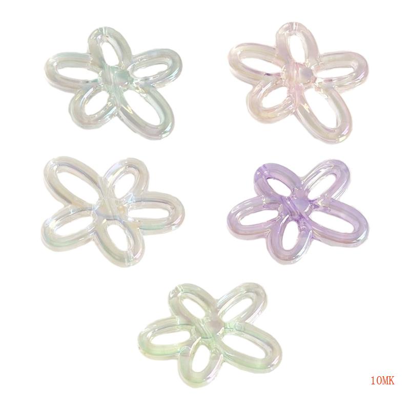 Mặt Vòng cổ Hình Hoa Nhiều Màu Sắc Dễ Thương