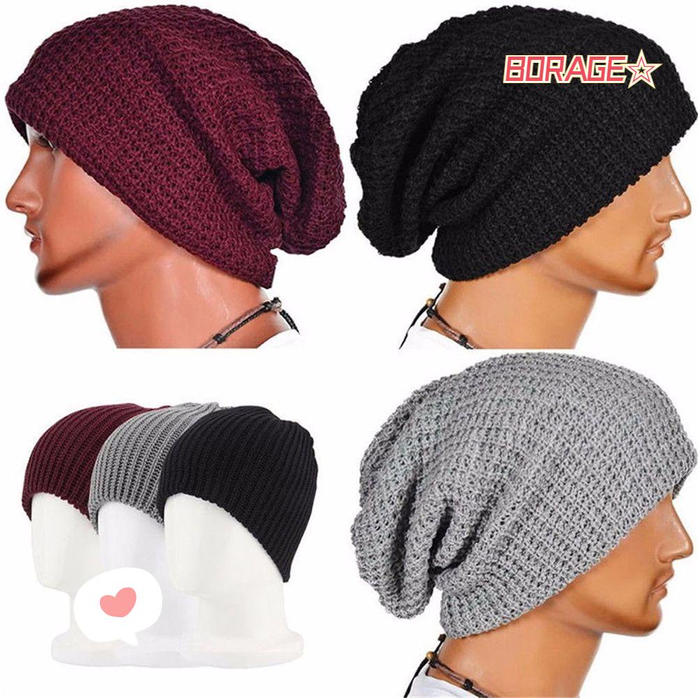 Mũ Len Trùm Đầu Co Giãn Giữ Ấm Mùa Đông