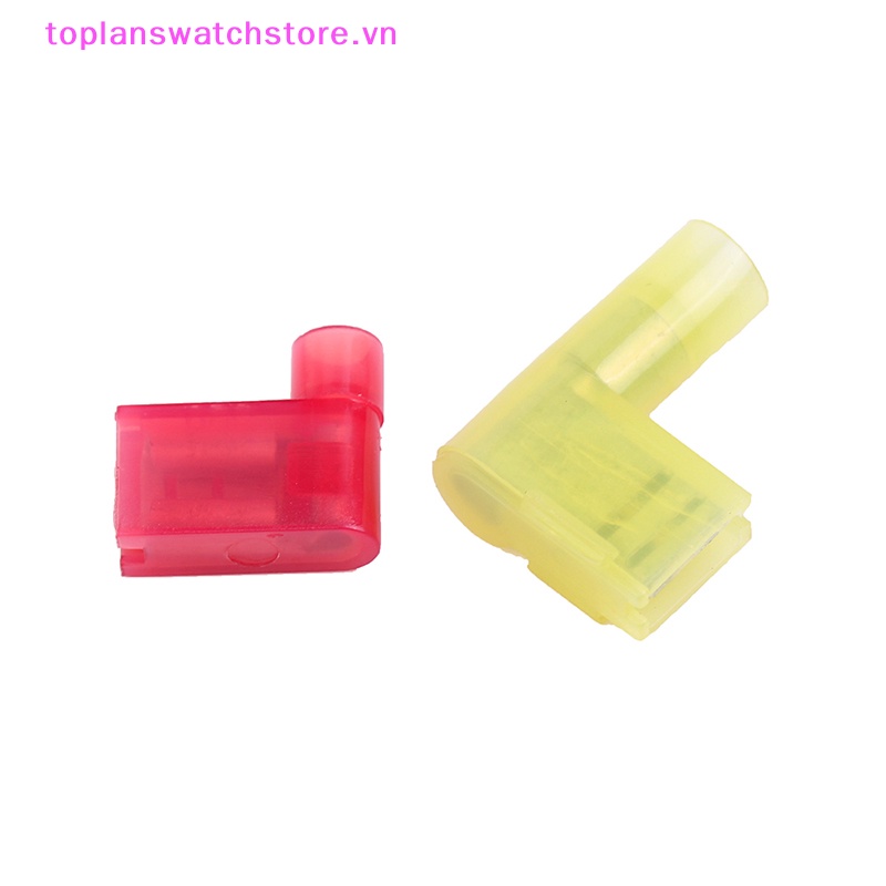 Set 10 Đầu Nối Dây Điện Cách Nhiệt Chất Liệu Nylon Hình Lá Cờ Tiện Dụng