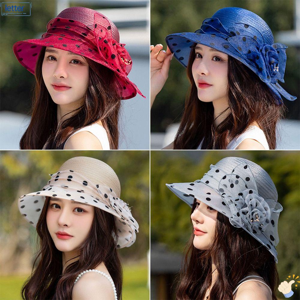 Nón Tai Bèo Phối Lưới Thời Trang Đi Biển Thanh Lịch