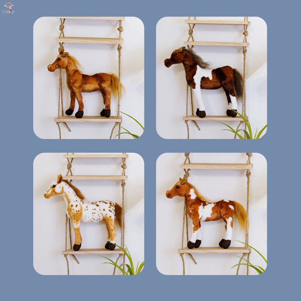Thú Nhồi Bông Hình Con Ngựa Mềm Mại Kích Thước 11.8 Inch / 15.