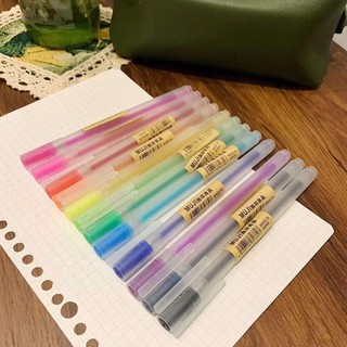 Muji Bút Gel 0,38Mm (10 Cái / Túi)
