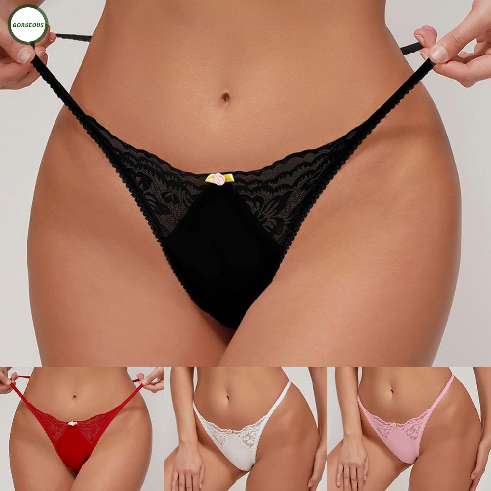 New Coming~T-Back Thongs Soft Solid Underpants Underwear Women Briefs Comfortable#Home Essentialses