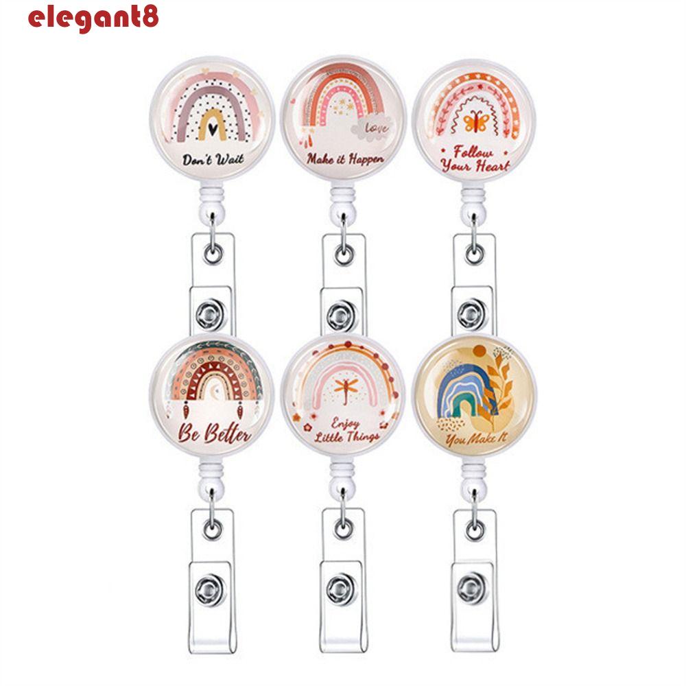 Dây Đeo Thẻ Tên / Chìa Khóa Có Thể Thu Gọn Tiện Dụng Cho Văn Phòng Giá Đỡ