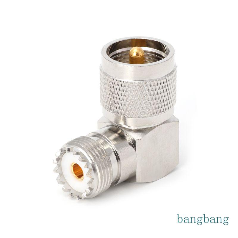 Đầu Chuyển Đổi UHF PL259 Sang SO239 90 Độ RF Connec