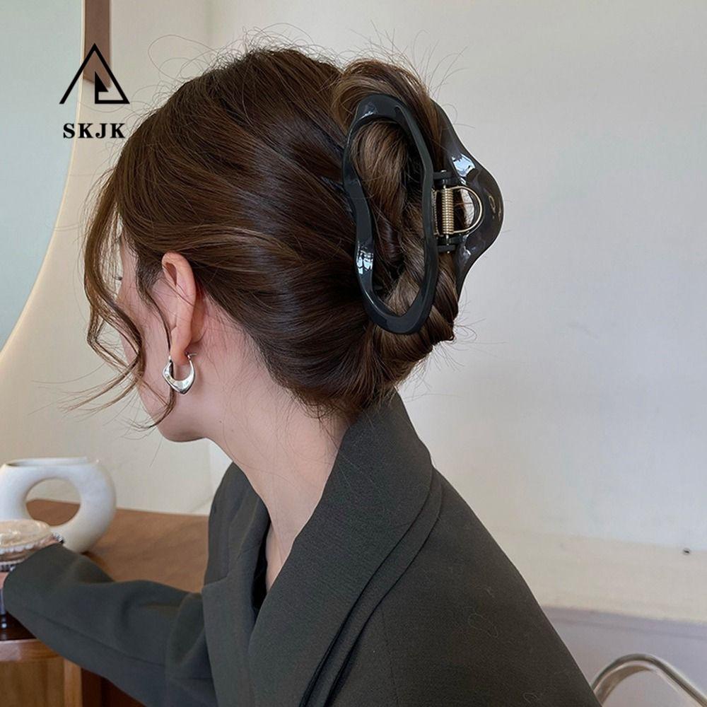 Kẹp Tóc Hình Cá Mập / Đám Mây Rỗng Cỡ Lớn Thời Trang Cho Nữ