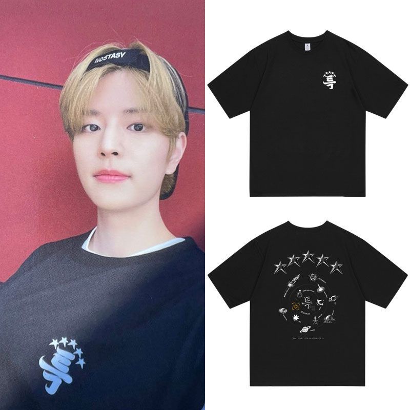 Áo Thun Cotton Tay Ngắn Dáng Rộng In Hình Album SEUNCMIN I.N LEE KNOW CHANCBIN HYUNJIN HAN FELIX 5 Sao Thời Trang Mùa Hè Cho Nam Và Nữ