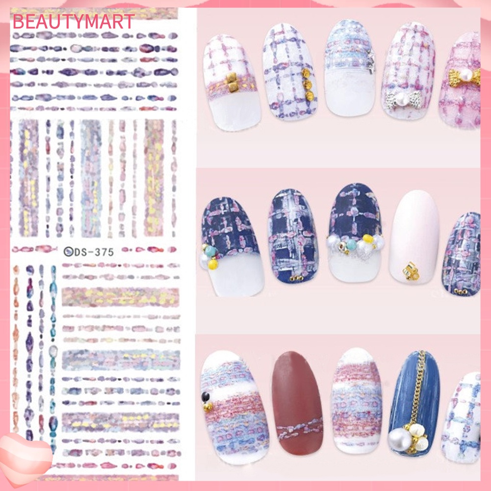 Miếng Dán Trang Trí Móng Tay Chuyển Nước Họa Tiết Mèo Và Đầu Lâu Phong Cách Harajuku