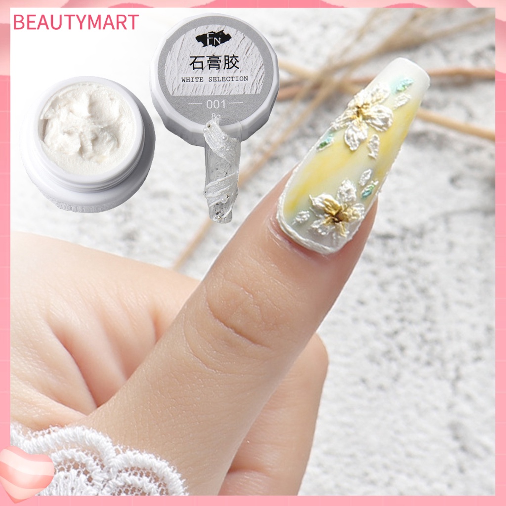 Gel Điêu Khắc Móng Tay 3D DIY 8g Màu Sắc Tươi Sáng Cho Nữ