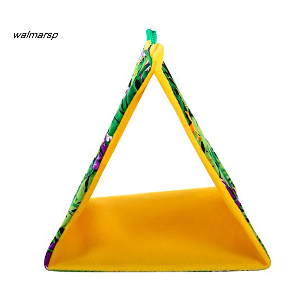 Võng Treo Bằng Vải Flannel In Họa Tiết Dễ Thương Thoải Mái Cho Chim Vẹt