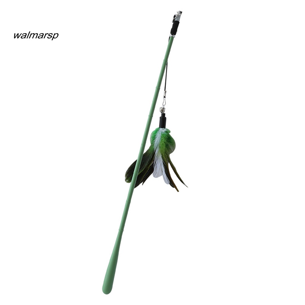 Gậy Trêu Mèo Gắn Lông Vũ Có Chuông Vui Nhộn