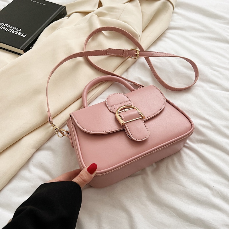 Túi Đeo Chéo Hình Vuông Nhỏ Màu macaron Thời Trang Cho Nữ