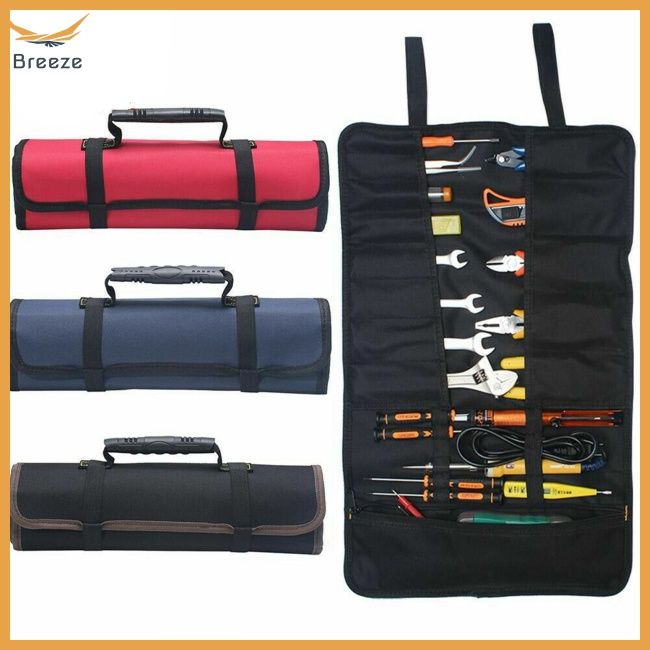 Túi Cuộn Đựng Dụng Cụ Sửa Chữa Điện Bằng Vải Oxford Sức Chứa Lớn
