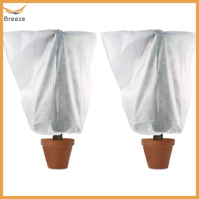 Tấm Vải Bọc Cây Trồng Ngoài Trời Chống Đóng Băng Có Dây Rút Tiện Dụng Sự Bảo Vệ