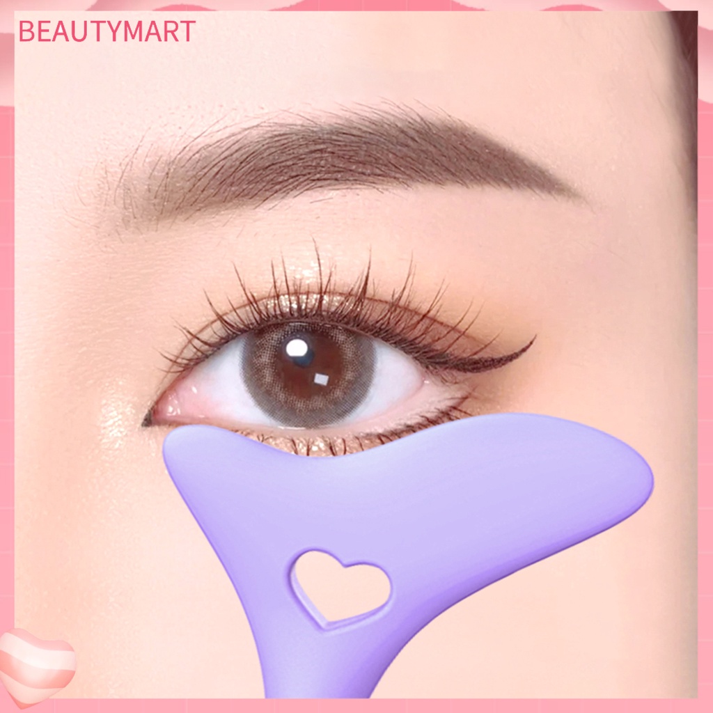 Khuôn Hỗ Trợ Kẻ Mắt Đa Năng Tạo Hiệu Ứng Rộng Bằng Silicone Tiện Dụng