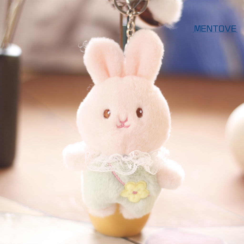 Móc Khóa Thỏ Nhồi Bông 12cm Dễ Thương