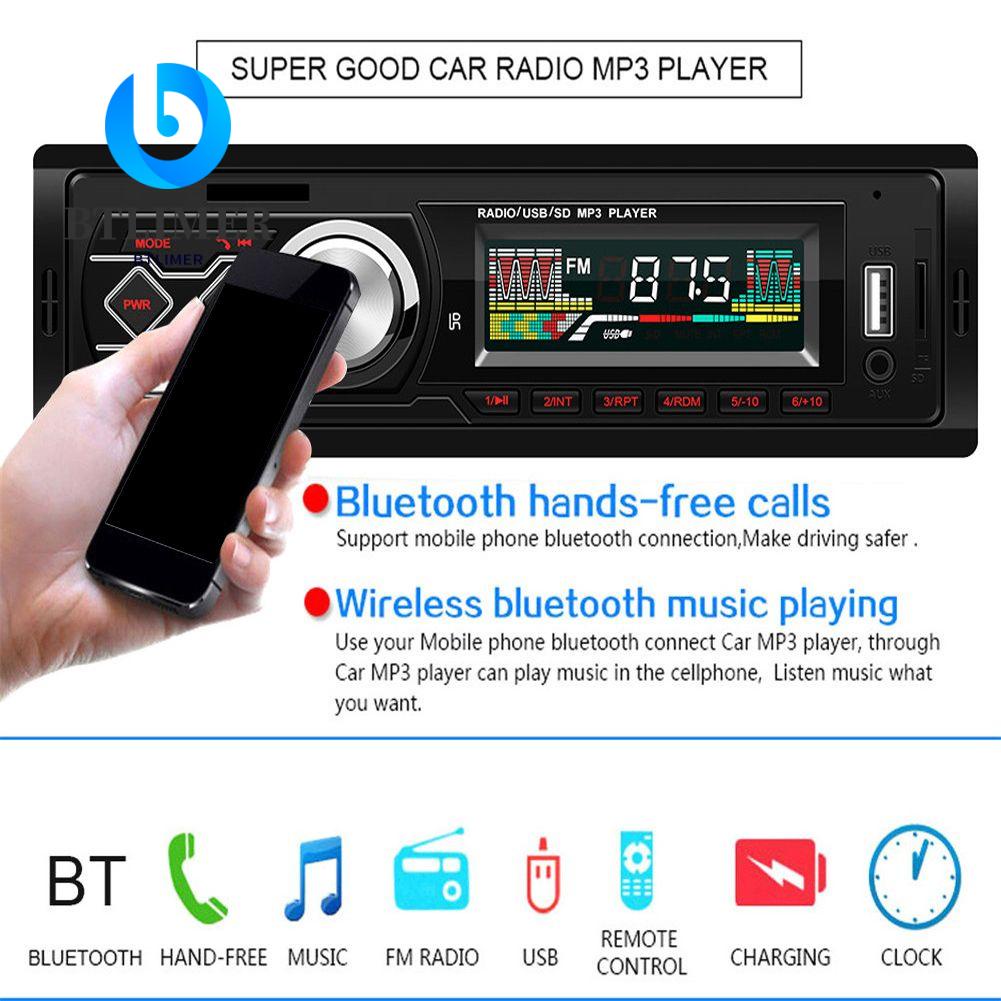 Máy Nghe Nhạc MP3 / FM / USB / AUX Rảnh Tay Tích Hợp Bảng Điều Khiển Dành Cho Ô Tô