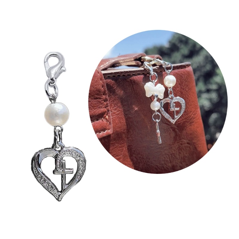 Dây Đeo Điện Thoại Handmade Màu Hồng Dễ Thương