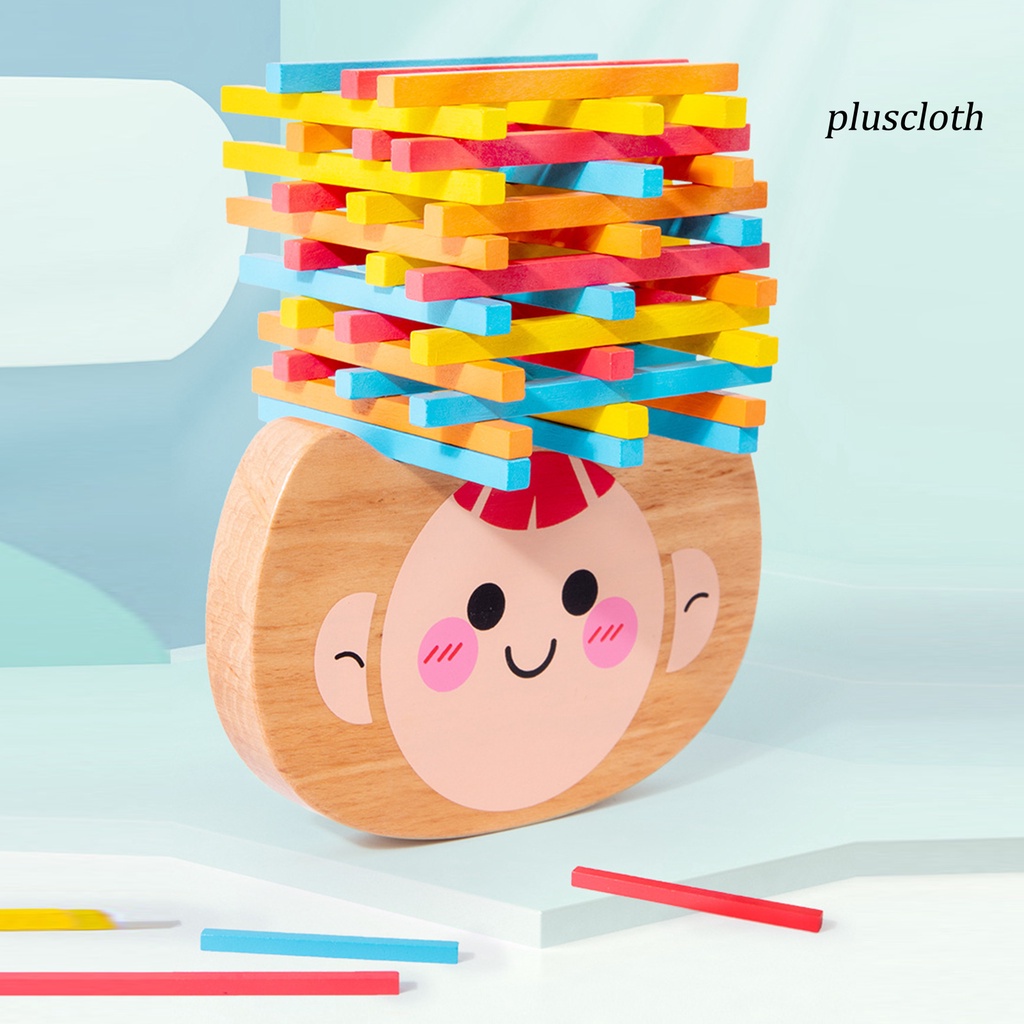 1 Bộ Đồ Chơi Khối Gỗ Xếp Chồng Nước Cân Bằng Màu Sắc Tươi Sáng Giáo Dục Sớm Cho Bé