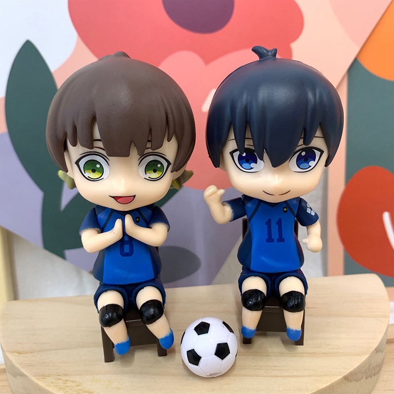 Bộ 6 Mô Hình Nhân Vật Isagi Yoichi Meguru Rensuke 10cm