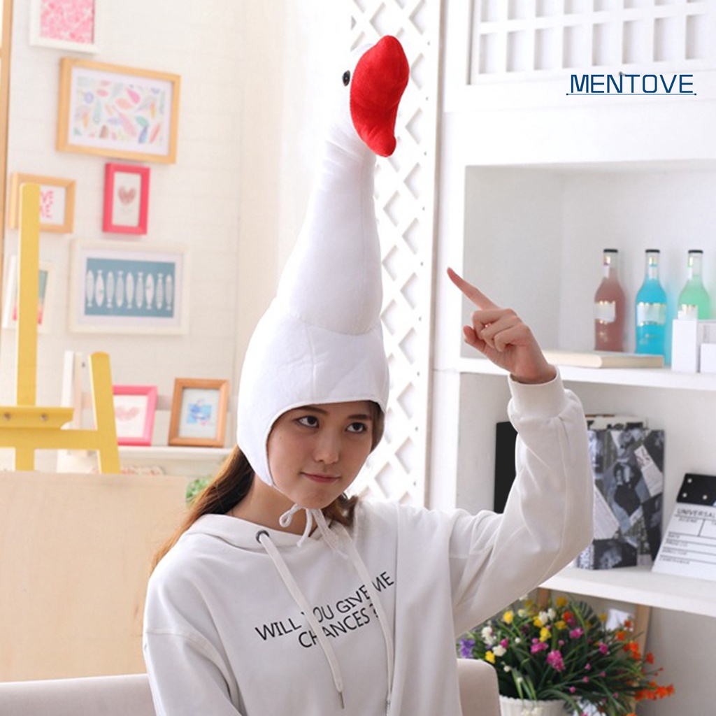 Mũ Lông Ngỗng Hoạt Hình Ngộ Nghĩnh Dùng Làm Đạo Cụ Chụp Ảnh