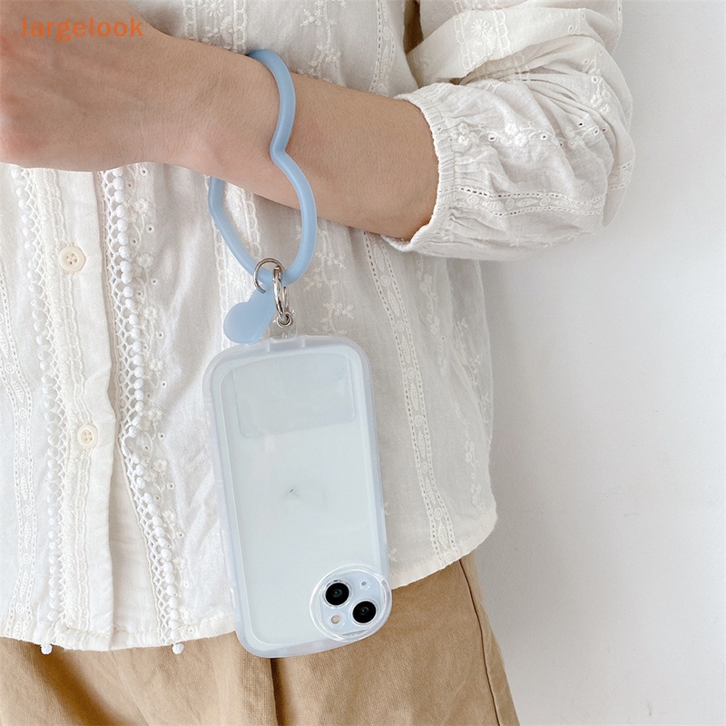 Vòng Đeo Tay Silicon Hình Trái Tim Chống Thấm Nước Chống Thất Lạc Cho Điện Thoại