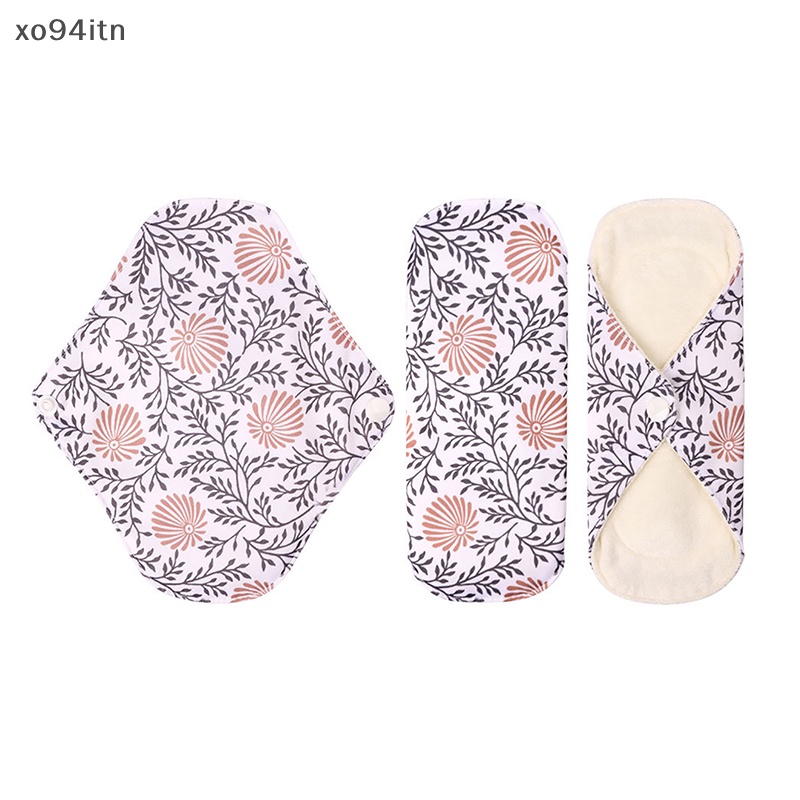 1 Miếng Lót Kinh Nguyệt Bằng Vải Than Tre Có Thể Tái Sử Dụng