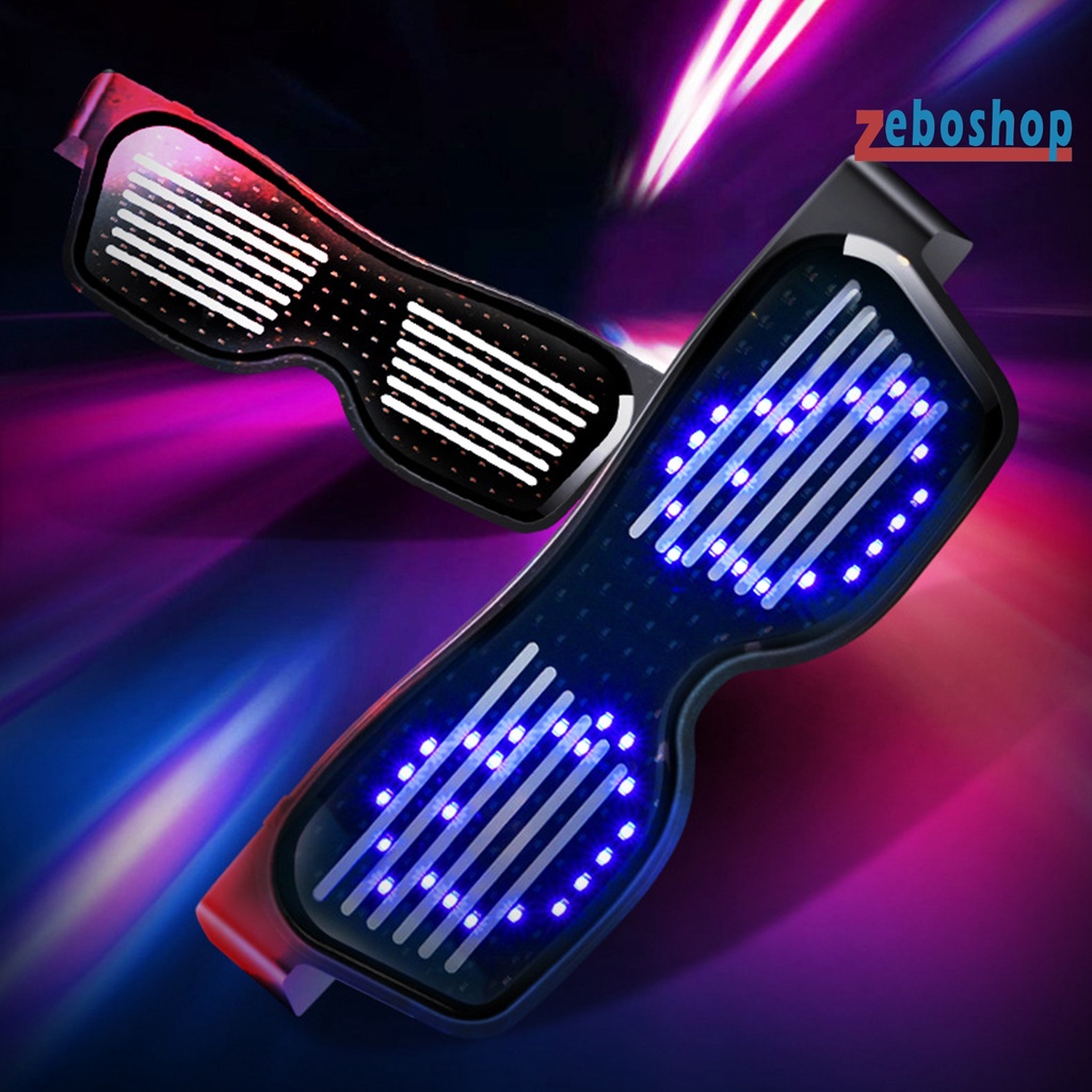 Kính Mát Điện Tử Có Đèn LED Phát Sáng Dành Cho Tiệc Sinh Nhật