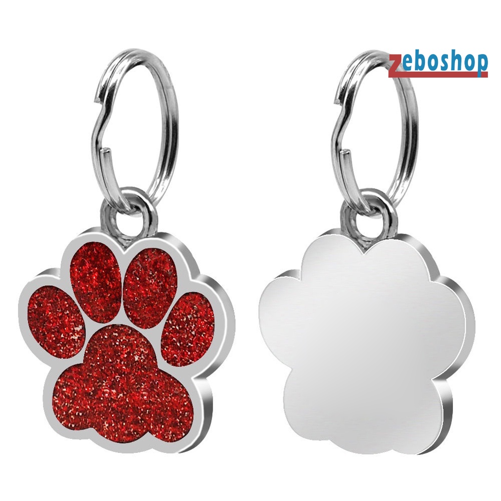 Thẻ ID Hình Dấu Chân Cún Trang Trí Cho Leo Núi / Cún Cưng