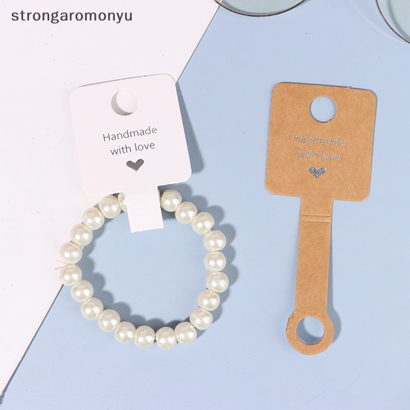 Set 50 Tấm Giấy Để Trưng Bày Trang Sức Tiện Lợi 4x10cm