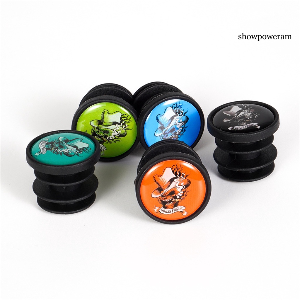 1 Cặp Nút Nhựa Chống Trượt Chống Bụi Độ Cứng Cao Gắn Tay Lái Xe Đạp