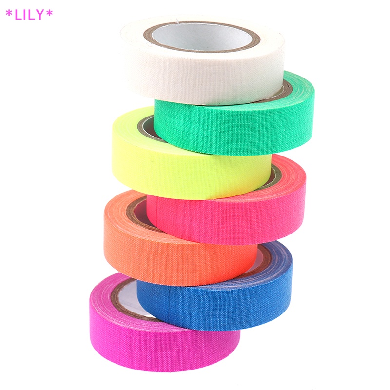 Lily UV phản ứng băng Blacklight huỳnh quang Băng phát sáng trong bóng tối Neon gaffer uuu