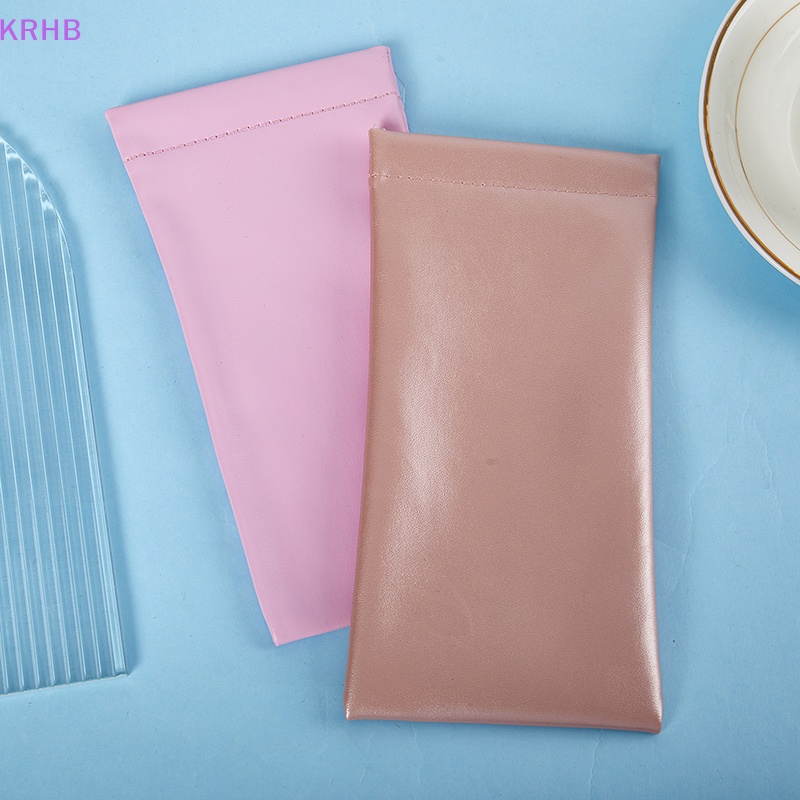 1 Túi Da Đựng Mắt Kính Cầm Tay Cho Nữ Mới