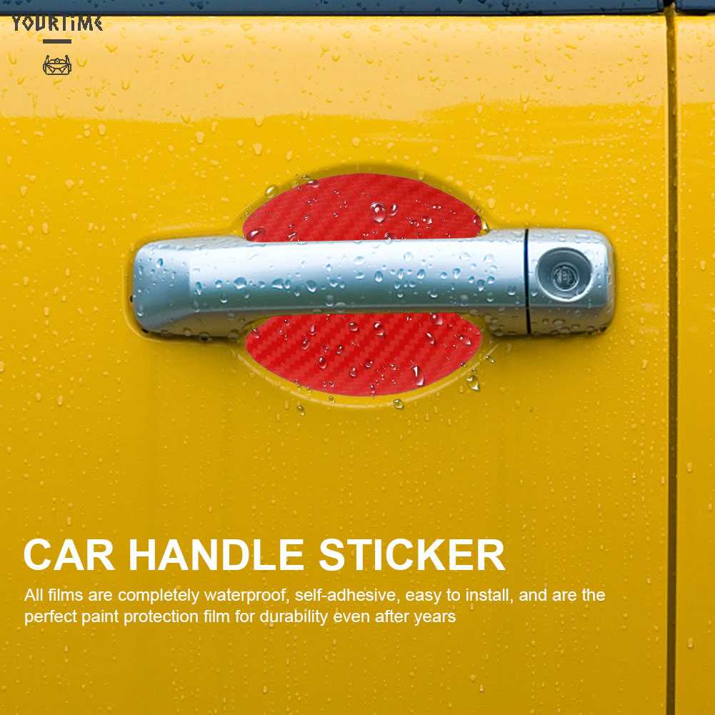 Set 4 Miếng Dán Cửa Xe Hơi Chống Trầy Xước Chống Thấm Nước Sự Bảo Vệ
