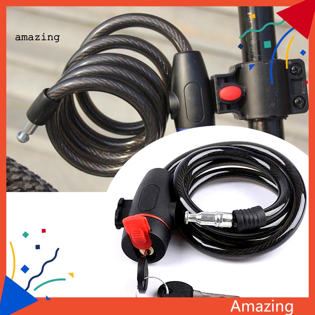 1 Bộ Ổ Khóa Xe Đạp Leo Núi Bằng Kim Loại Độ Bền Cao Kèm Chìa Khóa Tiện Dụng Cho Gia Đình