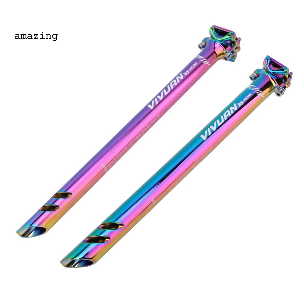 Trục Gắn Yên Xe Đạp Leo Núi Chống Sốc Bằng Hợp Kim Nhôm 400mm Nhiều Màu Sắc