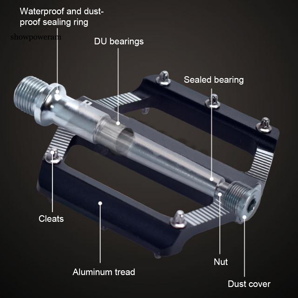 Set 2 Bàn Đạp Xe Đạp MTB Siêu Nhẹ Chống Trượt