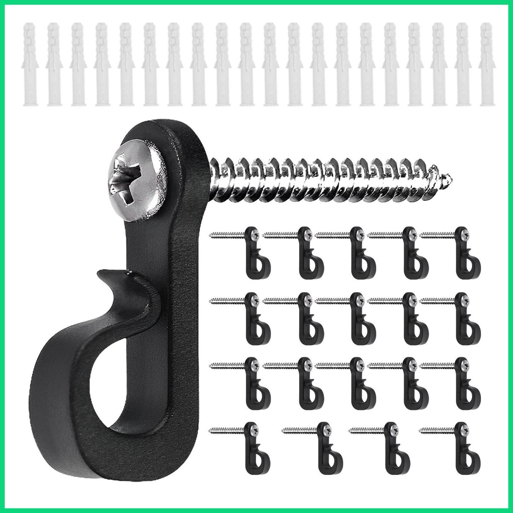 Set 20 Móc Vít Chữ Q Cố Định Đèn Sân Vườn Chuyên Dụng Cho jiwvn