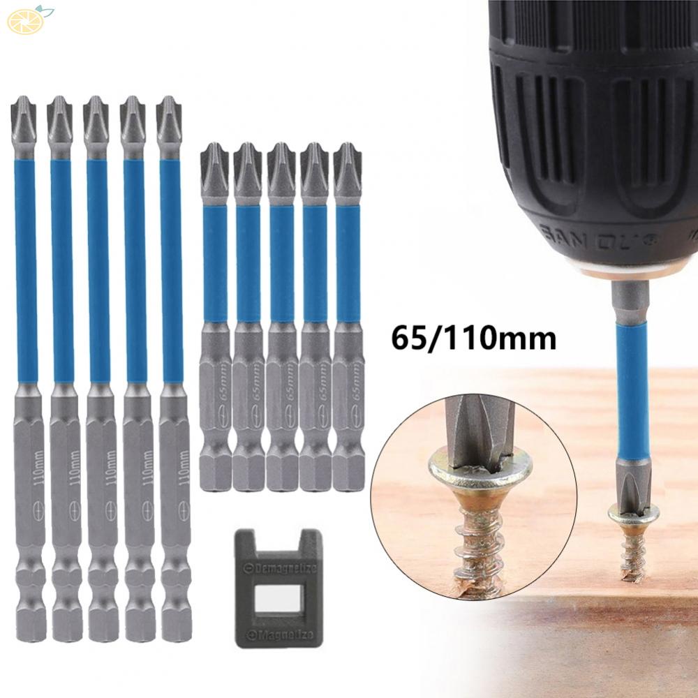 【VARSTR】Rust Proof Alloy Steel Cross Screwdriver Bit Set with Magnetizer for Electrical Work