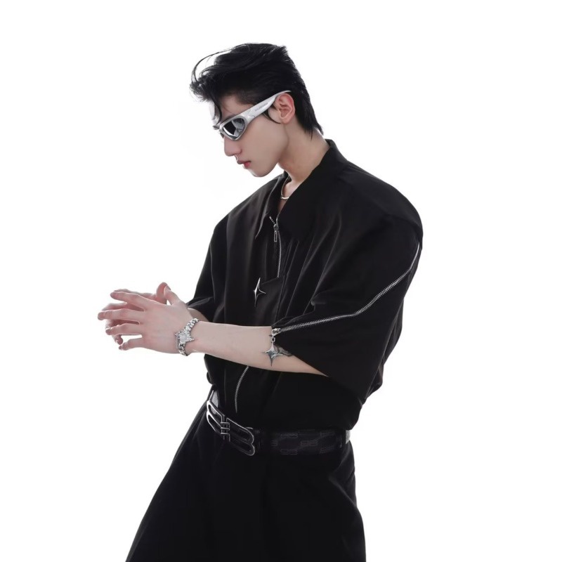 Áo Thun POLO Tay Ngắn Màu Trơn Thời Trang Mùa Hè Mới 2023 Cho Nam