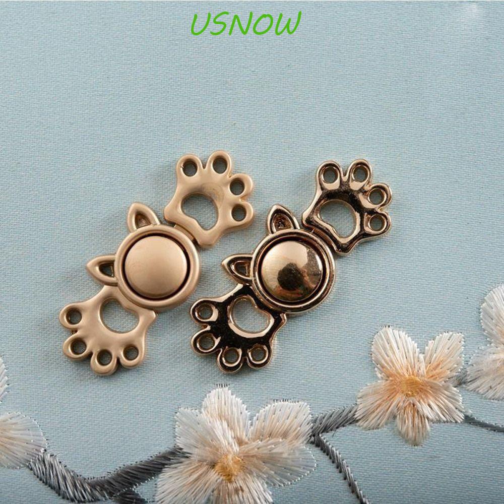 Ghim Cài Thắt Lưng Quần Jean Bằng Hợp Kim Không Khâu Hình Chân Mèo Hoạt Hình Đa Năng