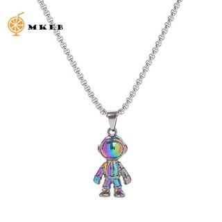 MKEB Dây Chuyền Mặt Hình Phi Hành Gia Nhiều Màu Thời Trang Cho Nam