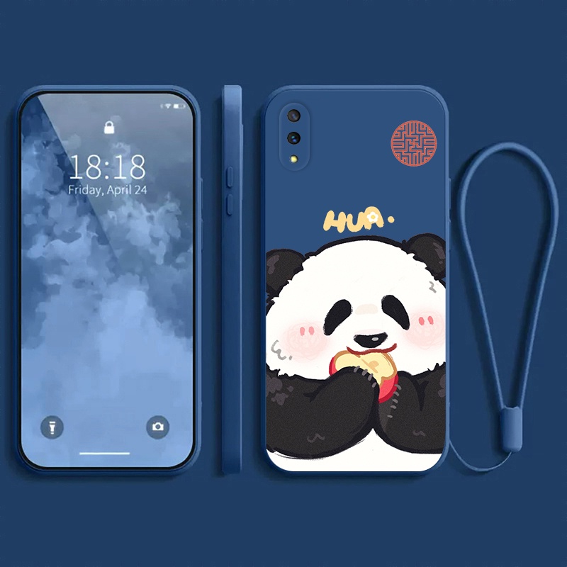 Ốp lưng vivo Y93 vivo Y91C vivo Y1S Ốp điện thoại dẻo Gấu trúc mắn